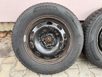 Barum Polaris 6 195/65 r15 zimni + plechové disky - 2
