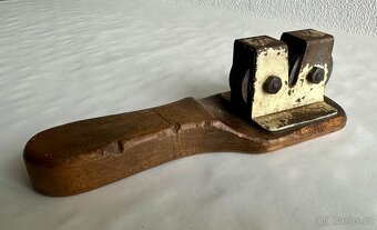 Značkový D.R.G.M. starožitný ostřič nožů Solingen RARITA - 2