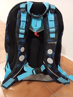 Školní batoh Topgal tmavě modrý s kolibříkem - 2