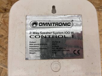 reproduktory Omnitronic Control 1 - 2