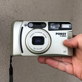 kompaktní fotoaparát na film PORST V2001 + pouzdro a baterie - 2