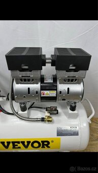 Vzduchový kompresor 50L 750 W, přenosný kompresor 8 bar - 2