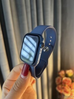 Apple watch 7 45mm modré 100% baterie - 2