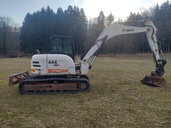 12.5t bagr guma powertilt mimoosé Bobcat 444 rypadlo pásák - 2