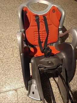 Dětská polohovací sedačka na kolo s 2 adaptéry - 2