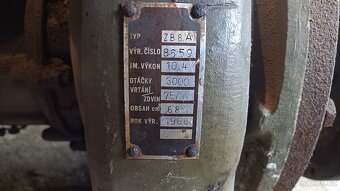 Motor z elektrocentrály ZB8A - 2