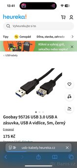 Prodám USB 3.0 prodlužovací kabel Goobay 95726 – 5 m - 2