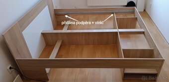 Jysk Favrbo rám postele 180x200 + rošt - 2
