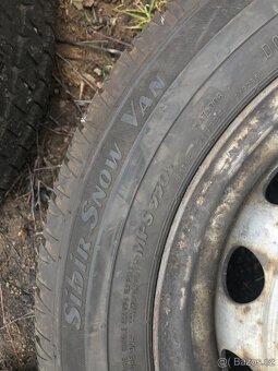 Plechové disky 14” 4x100 a zimní pneu 175/65/R14C - 2