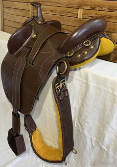 Australské sedlo s hruškou hnědé - 2