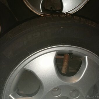 Nové zimní pneu -Alu kola 195×60×15 Opel - 2