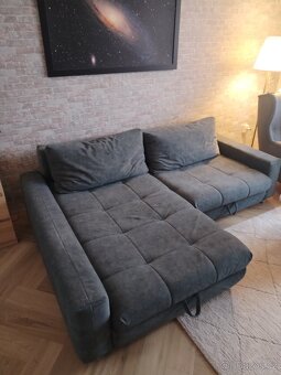 Rohová rozkládací sedačka Asko - 2