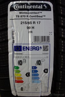 215/65R17 99H Continental Winter Contact TS 870P, nejeté 4ks - 2