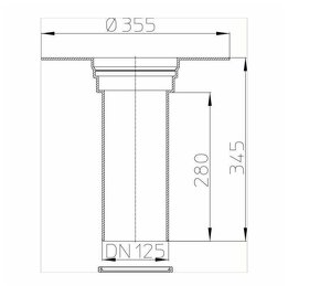 střešní vtok pro ploché střechy - 2