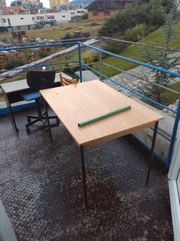 Kancelářský nábytek, 2ks dřevěný natáčecí držák lampy - 2