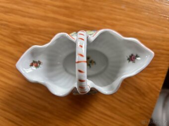 starožitný porcelánový košíček Made in GDR - 2