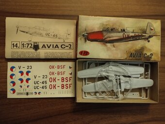 Modely letadel,KP, plastové stavebnice. - 2