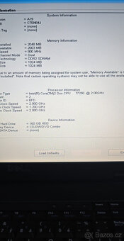 Notebook DELL E5500 s Windows XP - 2