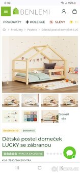 Domečková postel Lucky - 2