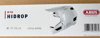 Mtb prilba ABUS Hidrop Shiny White - 2