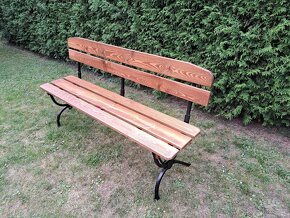 Nová zahradní lavička / lavičky s možností složení - 2