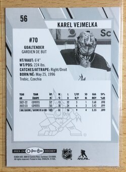 Hokejová karta NHL Karel Vejmelka - 2