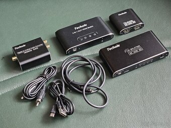 Sada AV převodníků Techole - HDMI 4K UHD, DAC - 2