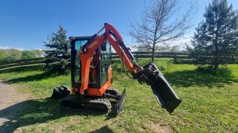 Minibagr Kubota Kx 018-4 Hyd svahovka - 2