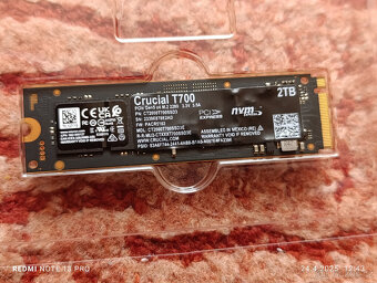 NVME 2TB CRUCIAL T700 - PCIe 5.0 4x NVMe- CTENI 12400MB/s - 2