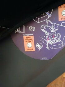 Autosedačka Klippan dinofix - 2