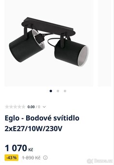 SVĚTLA - BODOVÉ SVÍTIDLO - 2 ks - 2