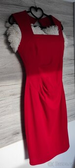 Comtessa - elegantní šaty červené, vel. S - 2