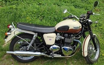 Triumph Bonneville T100, 2011, hnědá/bílá - 2