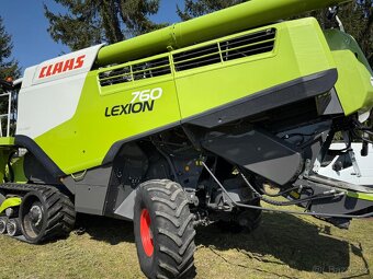 Sklízecí mlátička Claas Lexion 760TT, rok výroby 2015, žací - 2