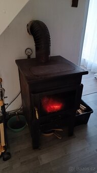 Krbová kamna s výměníkem - 2