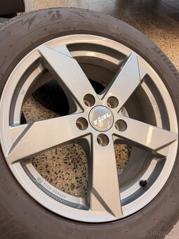 ALU kola Rial 5x112 R17 zimní pneu 215/65 R17 - 2