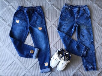 Nové džíny 128/134+nové tenisky, vel.33 - 2