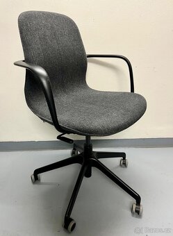 kancelářská židle IKEA Langfjall - šedočerná - 2