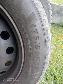 Celoroční pneu s disky 175/65 R14 - 2