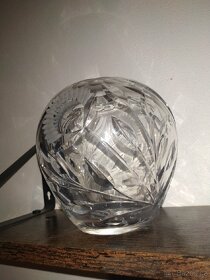 Křišťálová váza brus - 2