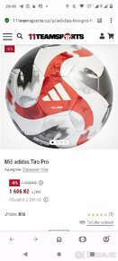 fotbalový mič Adidas tiro pro - 2