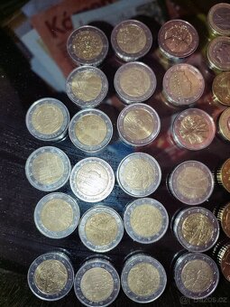 Eurové mince euro libra libry každá jiná - 2