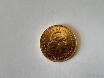 Zlatá mince Un Argentino (Cinco Pesos) - 2