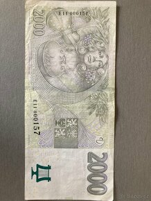 Bankovka 2000Kč, série E - 2