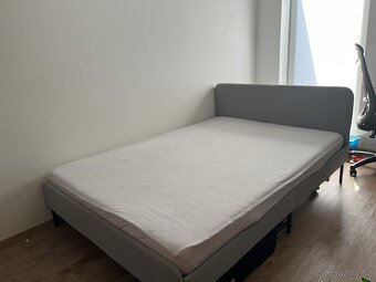 Čalouněný rám postele IKEA SLATTUM 140x200 - 2