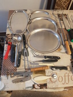 Gastro vybavení, příbory, nože táci naběračky - 2