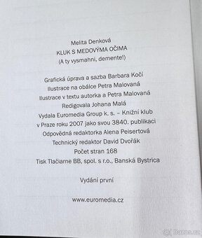 Kluk s medovýma očima (Melita Denková) - 2