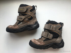 Zimní hnědé boty goretex vel. 27 Ecco - 2