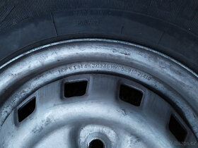 Plechové disky 4x114.3 s pneu, R13, Hyundai Pony - 2