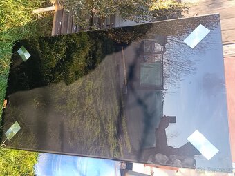 Velký skleneny jídelní stůl antracit - 2